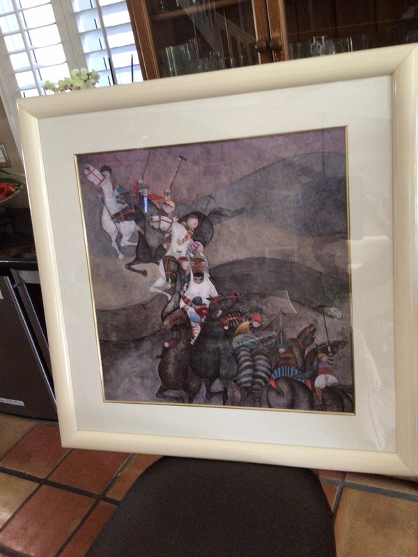 Graciela Rodo Boulanger - After The Tournament 1986 VTG Framed Print gallery