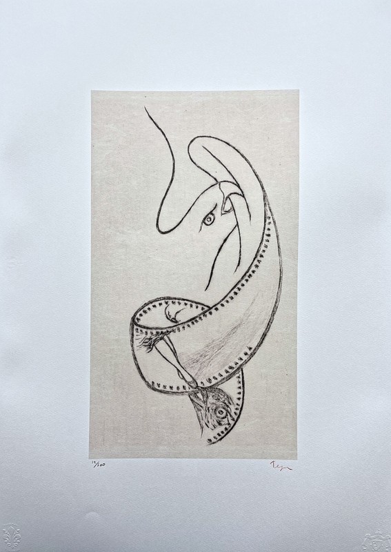 TOYEN – Surreal composition – numbered edition 12/500, 50×70 cm (19,7×27,6 in)