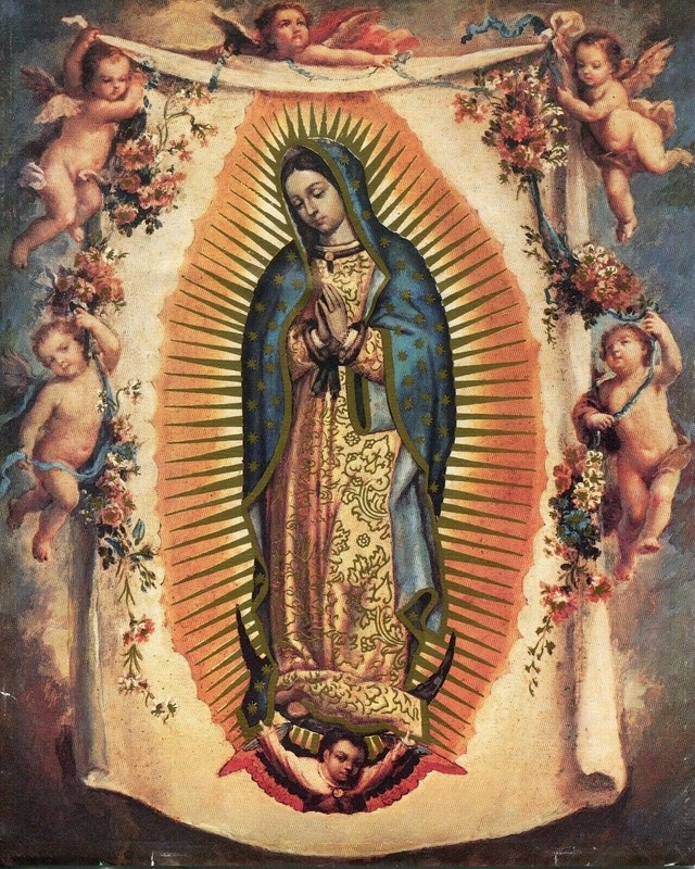 Catholic print picture – OUR LADY OF GUADALUPE 11″X14″ GLOSSY POSTER PRINT