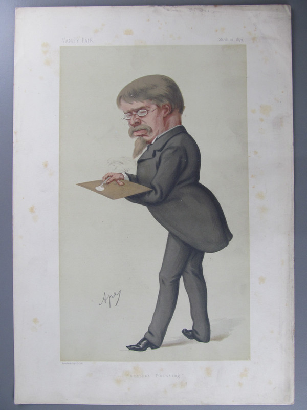 Laurence Alma-Tadema, Original Vanity Fair Lithograph by Ape, 1879 (6)