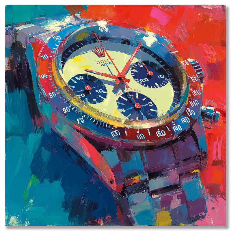 Rolex Watch Pop Art 24×24 Giclée Art Print Ltd 1/25 Signed COA Rombley Y1