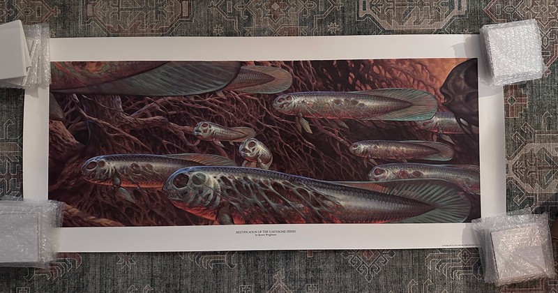 Bernie Wrightson Meltification of the Loathsome Fishes Glimmer Graphics 1993