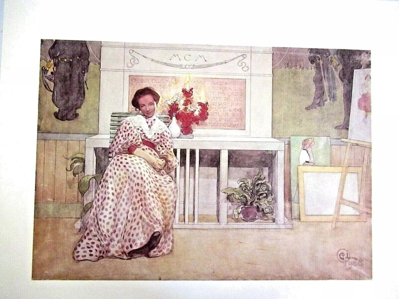 «CARL LARSSON» ~ (16″ X 20″) ~ *** VINTAGE / ART PRINT *** #6