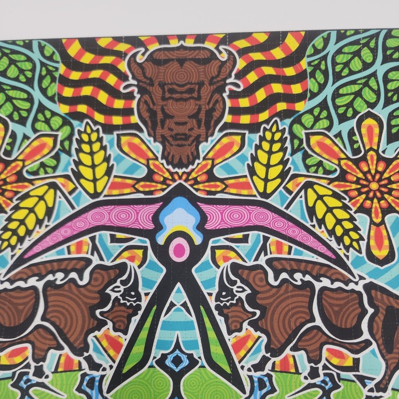 Rick Sinnett "This Land " signed blotter art print limited edition gallery