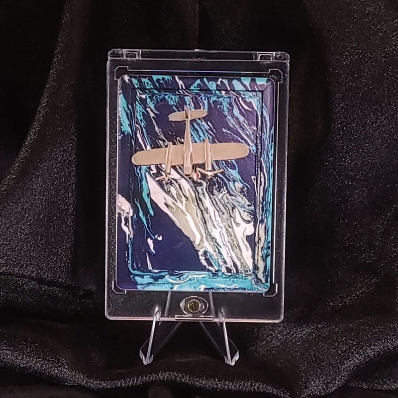 Sky Miles ACEO Art Card Ltd Ed 6/50 | JFeelgood | Mixed Media Print | Mag Case