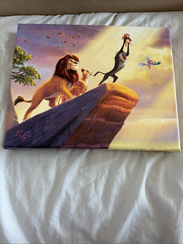 Thomas Kinkade The Lion King 8” X 10” Gallery Wrap