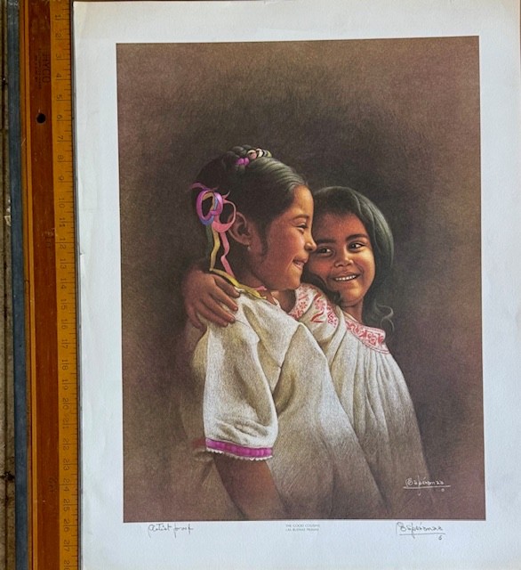 Esperanza Martinez, Ltd,. Edition Print, 1973, Las Buenas Primas, Orig.Publisher gallery