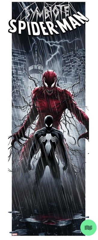Bottleneck Symbiote Spider-Man Ben Harman Giclee Color & B&W Set (READY TO SHIP) gallery