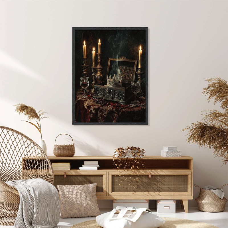 Baroque Crown Still Life Wall Art Canvas Oil Paintings Reproduction gallery