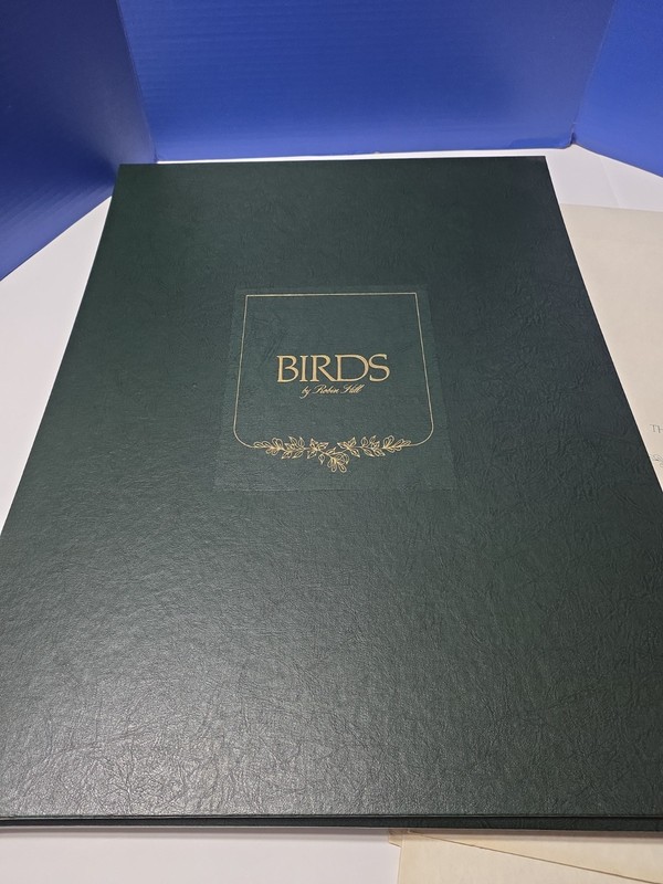 BIRDS by Robin Hills Large 3 Signed Original Prints in Folio 1974