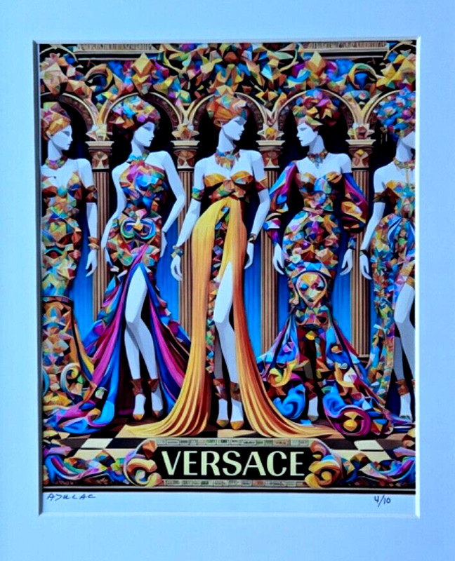 ALEXANDER DULAC | MY VERSACE Hand Signed Authentic Print LtdEd of 10 COA gallery