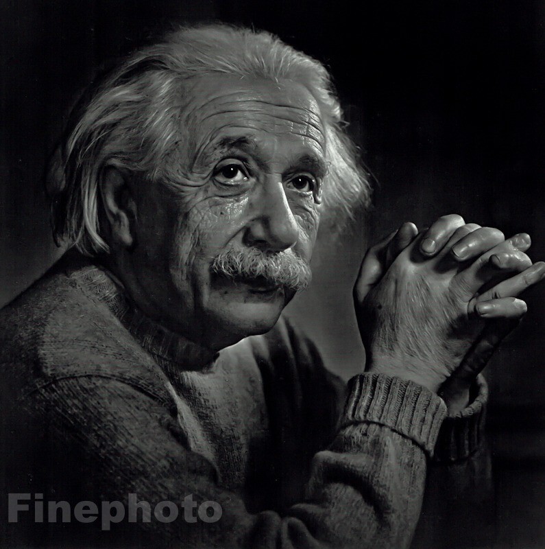1948/59 Vintage ALBERT EINSTEIN Physics Science By YOUSUF KARSH Photo Gravure