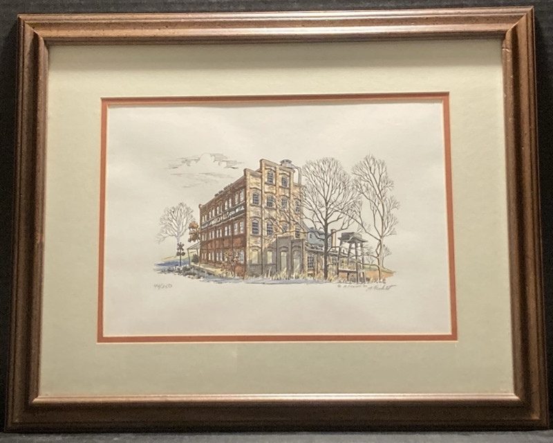 M. Fickett PRINT 44/250 Great Art In Good Cond *RARE! OUT OF PRINT*