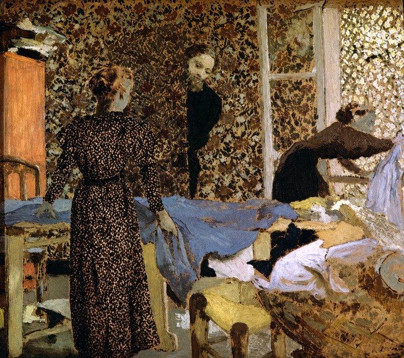 Edouard Vuillard Interior of the Work Table 1893 Fine Art Print 17″x22″