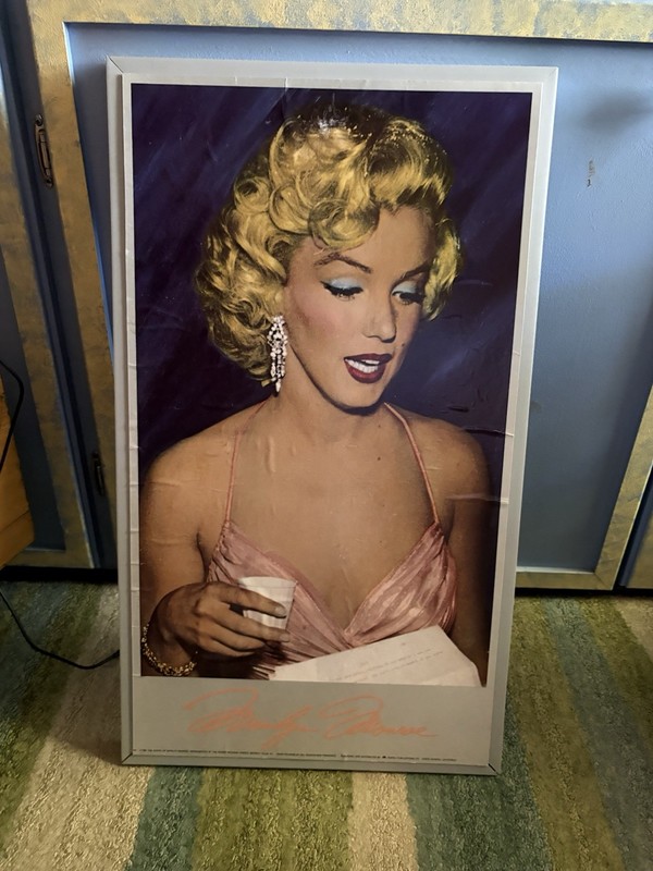 Set of 3 Marilyn Monroe Framed Wall Art Photos Hollywood Glam Decor Posters gallery