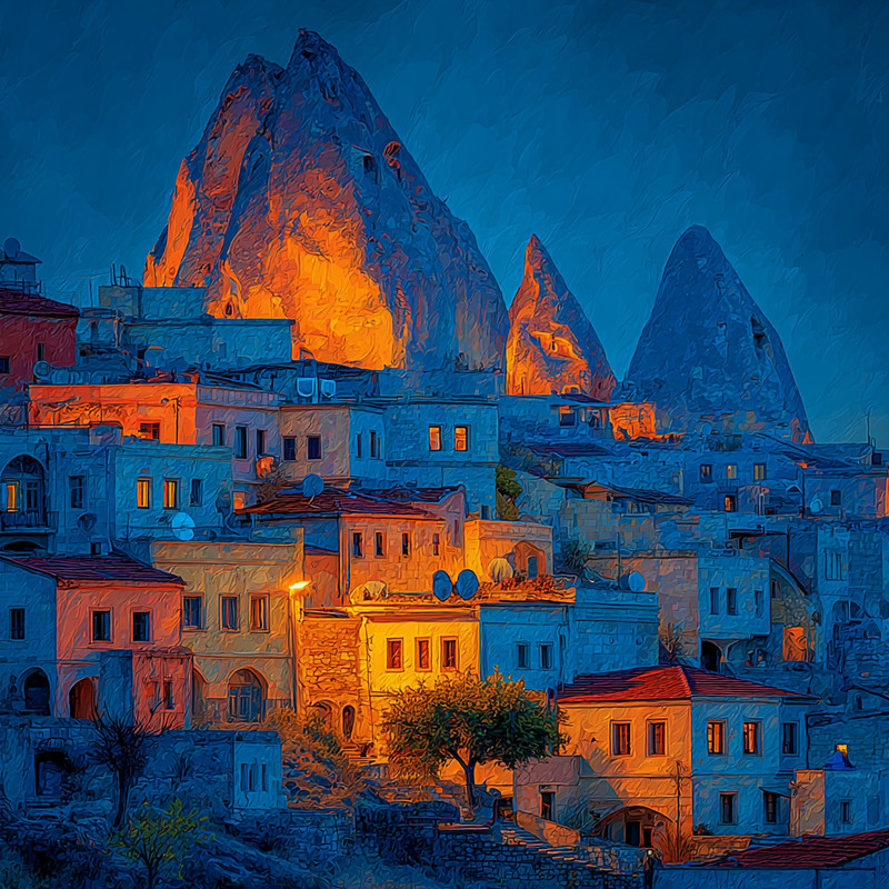 Goreme National Park 24×24 Giclée Art Print Ltd 1/25 Signed COA Rombley C19