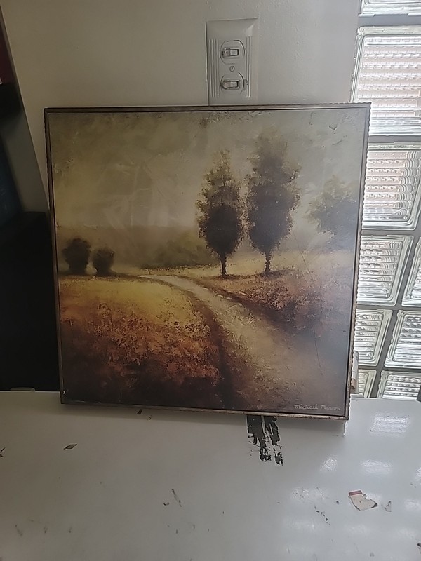 Marcon, Michael 26x26 Gold Ornate Wood Framed with Double Matting Museum Art...