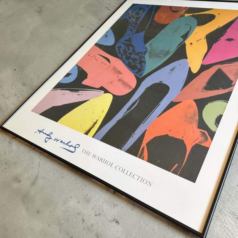 Vintage 1980 ANDY WARHOL Foundation "Diamond Dust Shoes” Framed Print gallery