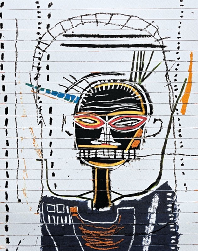 JEAN-MICHEL BASQUIAT - M - signed, numbered edition 83/300, 50x70 cm gallery