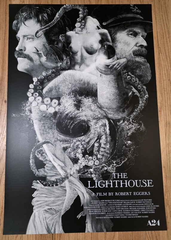 The Lighthouse by Dasha Pliska Screenprint Poster Limited 2020 print A24