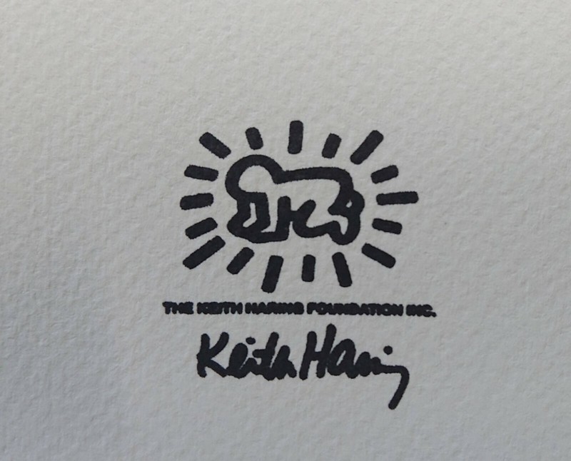 Keith Haring * Untitled * 70 X 50 Cm * Signed Lithograph * Limited # 15/150 gallery