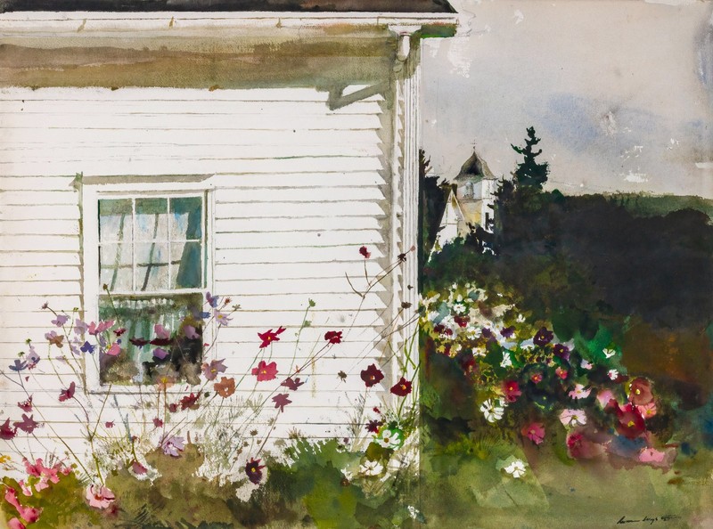 Andrew Wyeth: Around the Corner 22x30 Archival Quality Fine Art Print