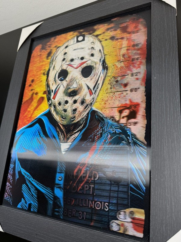 Freddie vs Jason 3 in 1 Friday the 13th 3D Horror Movie Wall Art - NEW gallery