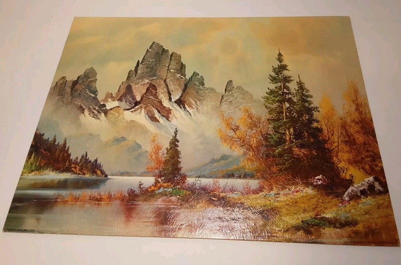Vintage «Winde Fine Prints» 11 X 14 «Timberline Lake» By Wilmer No. 114