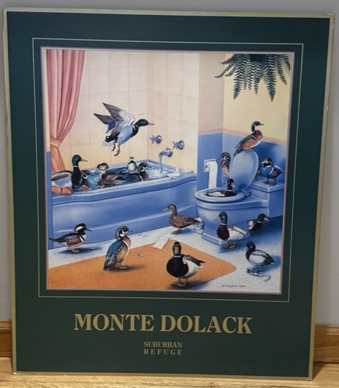 Monte Dolack Suburban Refuge Print 28x22"