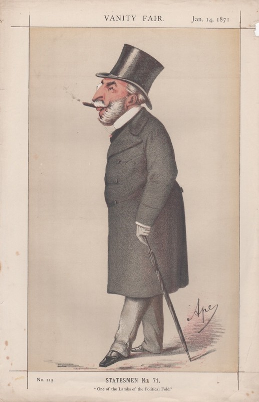 Vanity Fair Politic litho of Count Rudolf von Apponyi, 1871