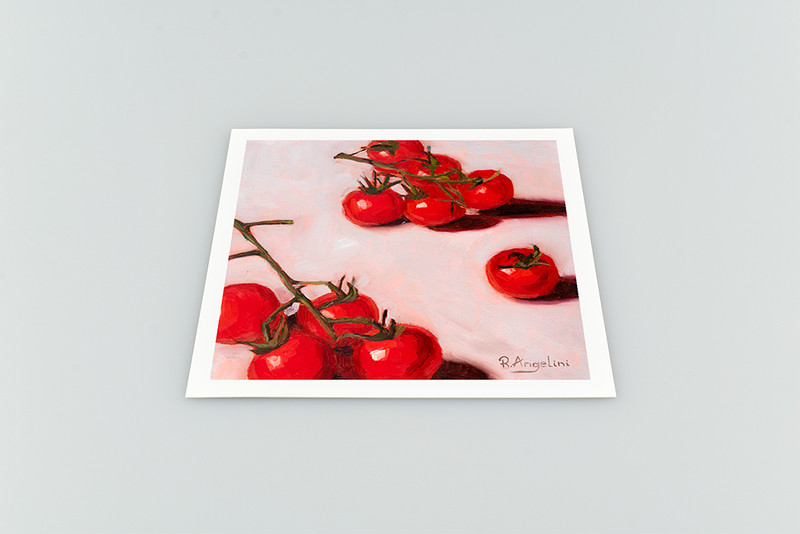 Cherry Tomatoes Still Life – Giclee Artwork Print – Unframed or Framed