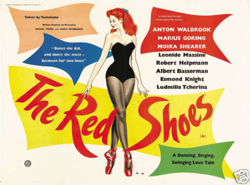 The red shoes 1948 Anton Walbrook cult movie poster print