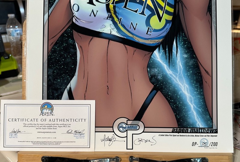 MICHEAL TURNER'S SIGNED 2X 2003 FATHOM LTD OP EDITION 05/200 EXTREMELY RARE! gallery