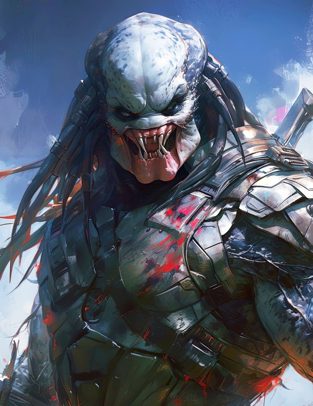 «Predator 2» 8.5×11 Fine Art Print Limited to Only 20 Hand-Numbered Copies