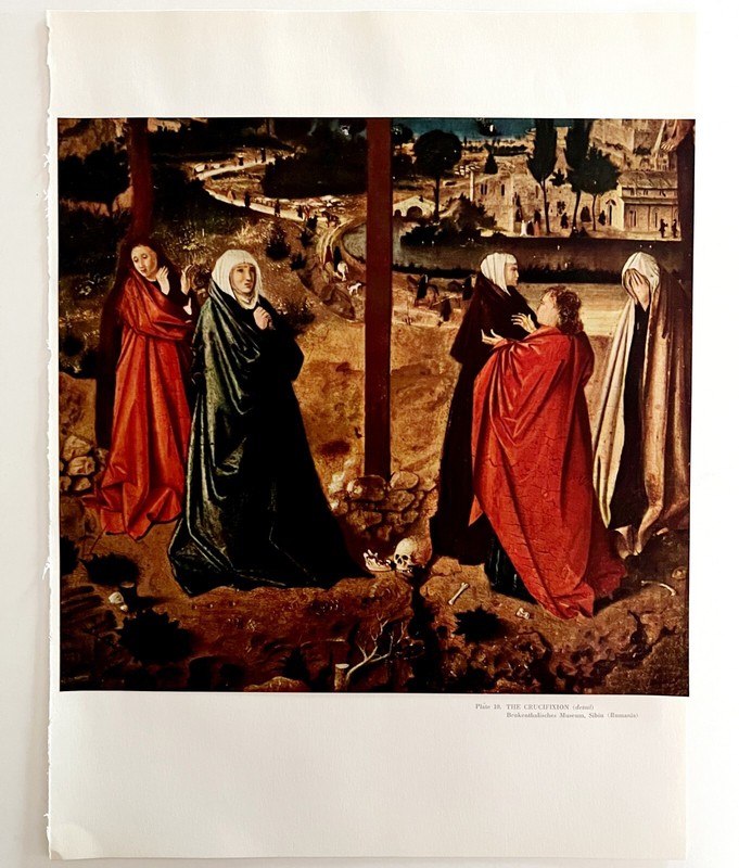 Crucifixion Detail Mary Antonello Da Messina 1955 Colorplate Art Print LGBin1C gallery