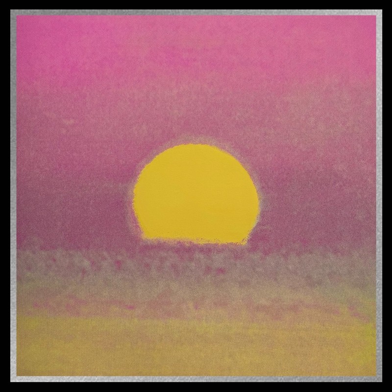 ANDY WARHOL- «SUNSET»- Unique # 13- Screenprint- DECORATOR LOOK- STUNNING COLOR
