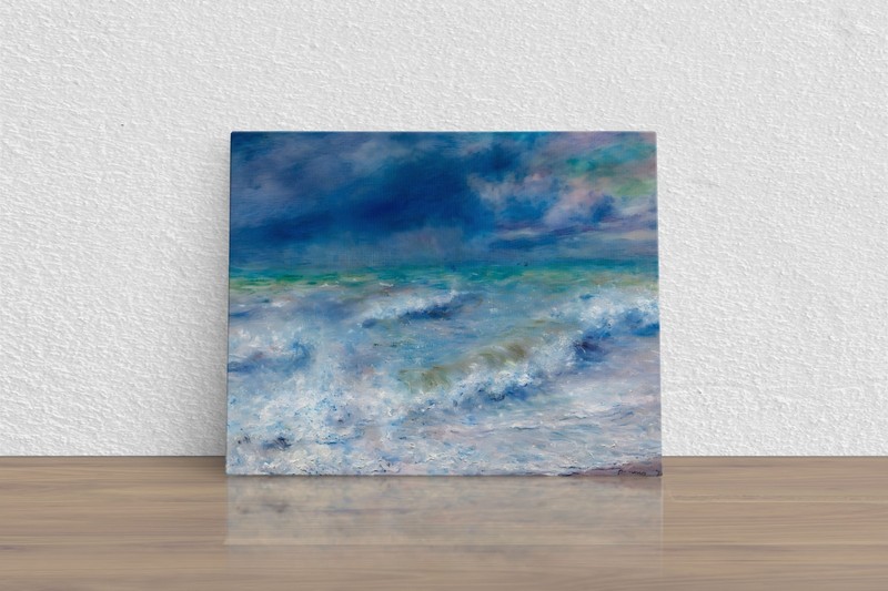 Pierre-Auguste Renoir «Seascape» Canvas Print Wall Art Home Decor