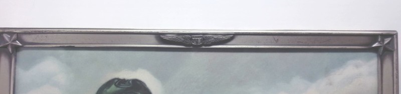 Minuteman 1775 Lithograph & Silver Military Wings Frame gallery