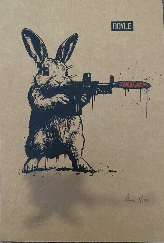 CHRIS BOYLE ART PRINT 11/100 LTD EDIT SIGNED WITH COA 21CM X 14.8CM