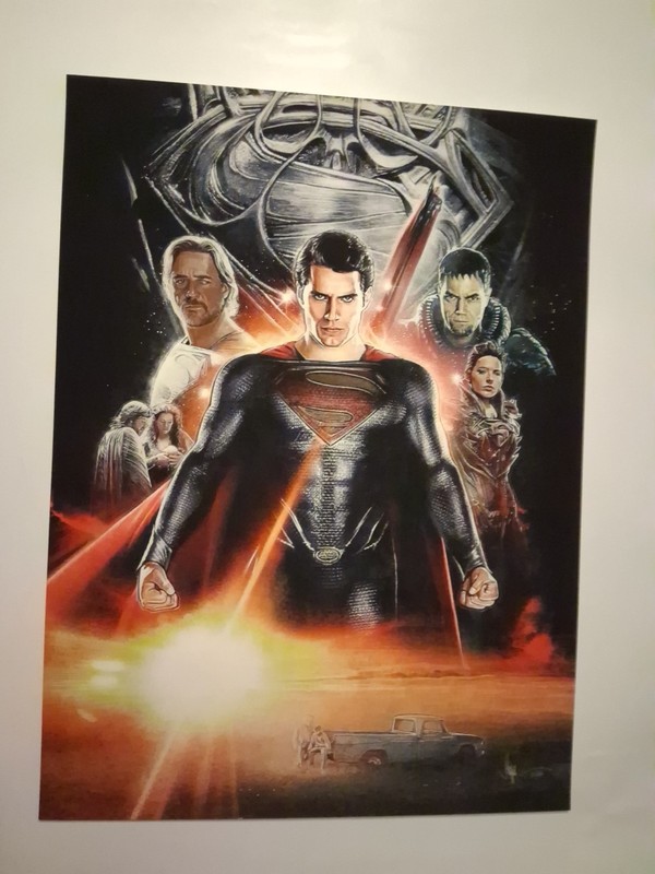 Man of Steel Paul Shipper Superman HCG Not Mondo Print Poster 18×24 Henry Cavill