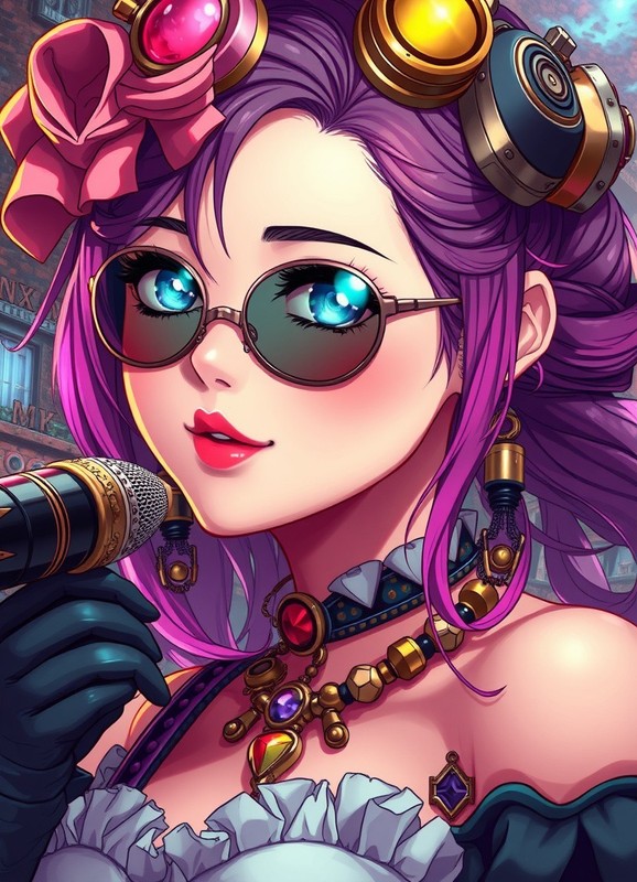 STEAMPUNK ARISTOCRAT ANIMEWAIFU S EXY 4×6 Print Fantasy Art 03222612