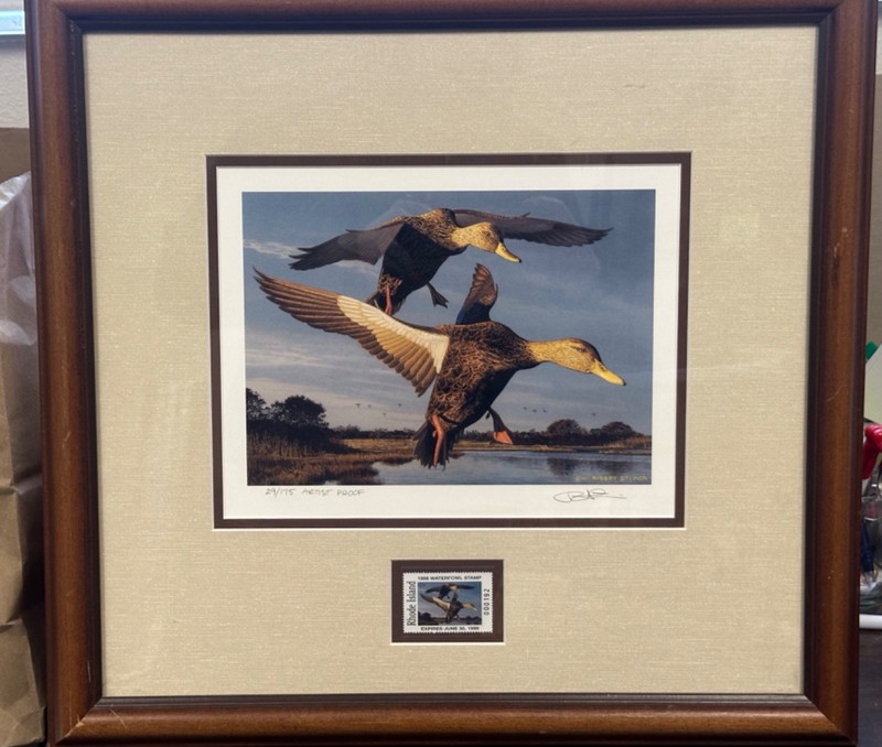 Robert Steiner Art Print and Stamp 1998