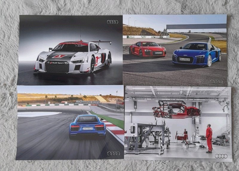 Audi Art Print A4 Set Of 4 Post Wall Art Lot