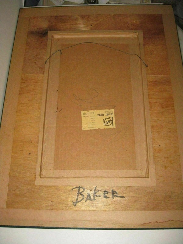 Large Vintage Green Ink Thai Temple Rubbing Framed "Female Classic Dancer" gallery