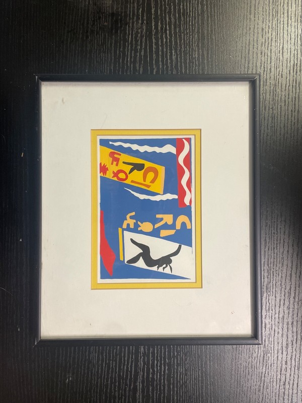 HENRI MATISSE RARE VTG 1991 MODERNIST FINE ART SERIGRAPH PRINT «LE CIRQUE» 1947