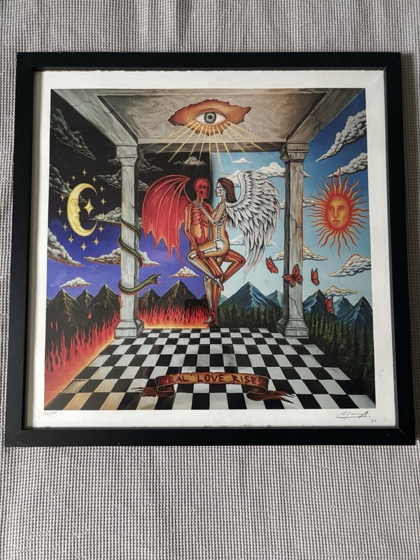 Marcos Alvarado Signed Fine Print “Real Love Rise” 25/100 ‘25