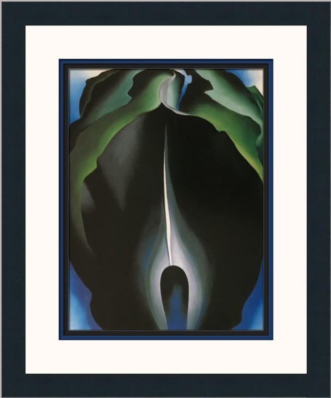 Georgia O’Keeffe Jack In The Pulpit No.4 Custom Framed Print