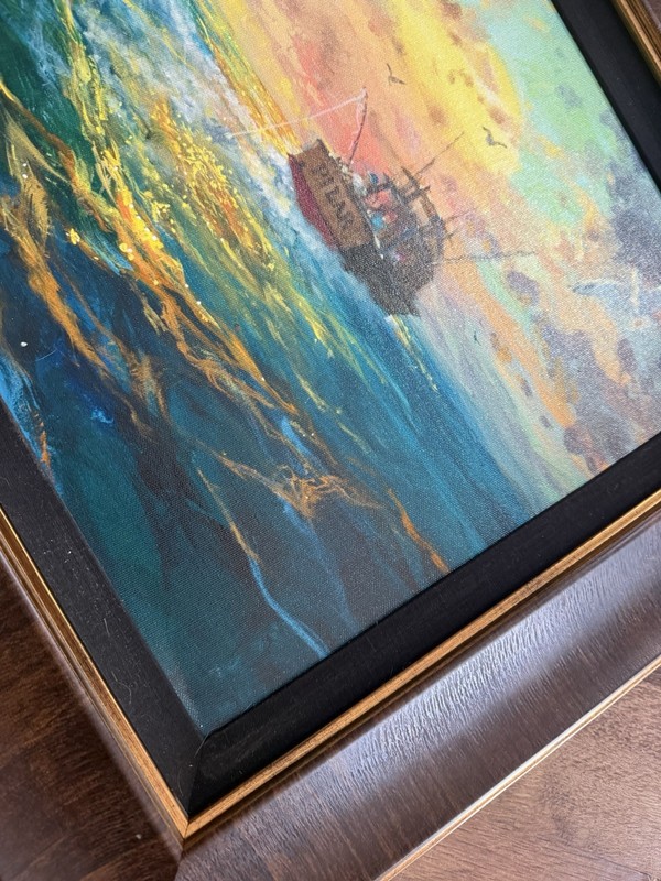 PILAR ON BY JAMES COLEMAN (FRAMED CANVAS GICLEE #24 Of 295 gallery