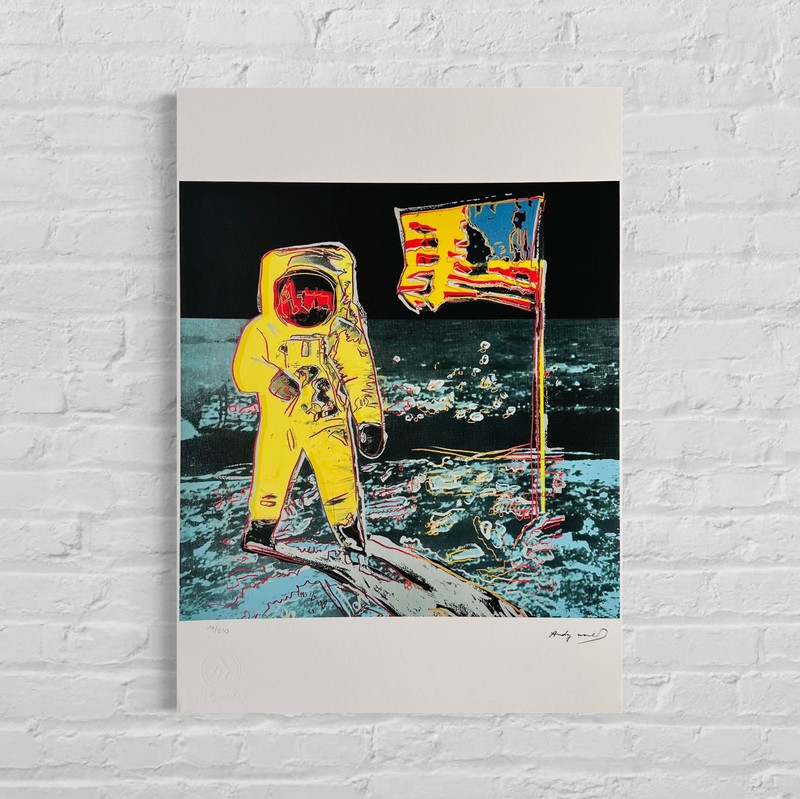 Andy Warhol Moonwalk Lithograph on Arches 300gsm 16.5x23in (42×59 cm)