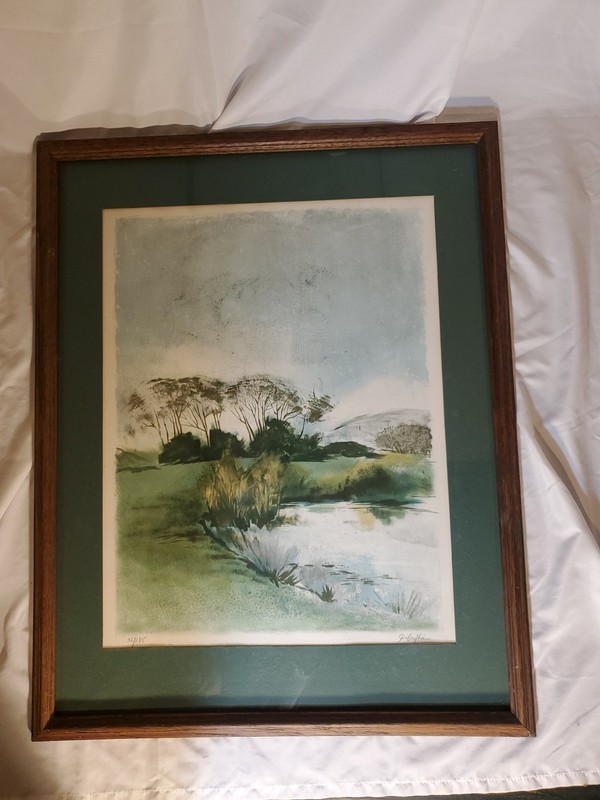 Vintage by: Pervez Captain, Artist Vertical Large 24x30 Landscape 36/275 Print